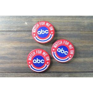 ABC American Broadcasting Television Pin Lot Promo Watch Me